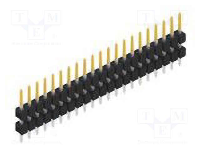 Connector: pin strips; pin header; male; PIN: 21; 2.54mm; THT; 1x21