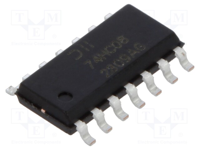IC: digital; AND; Ch: 4; IN: 2; CMOS; SMD; SO14; 2÷6VDC; -40÷150°C; HC