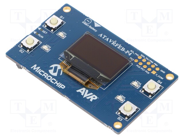 Dev.kit: Microchip AVR; Family: ATTINY; Add-on connectors: 1; 3VDC