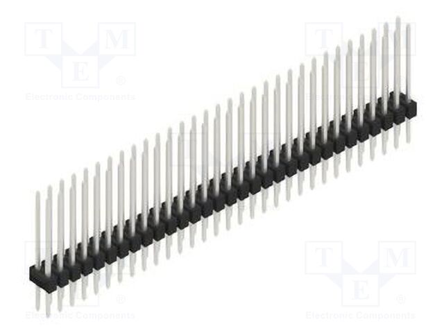 Connector: pin strips; pin header; male; PIN: 62; 2.54mm; THT; 2x31