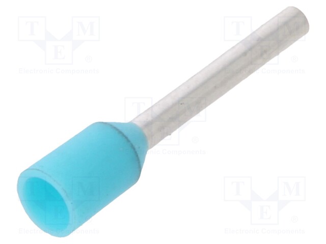 Tip: bootlace ferrule; insulated; 0.34mm2; 8mm; tinned; crimped