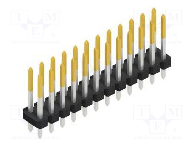 Connector: pin strips; pin header; male; PIN: 24; 2.54mm; THT; 2x12