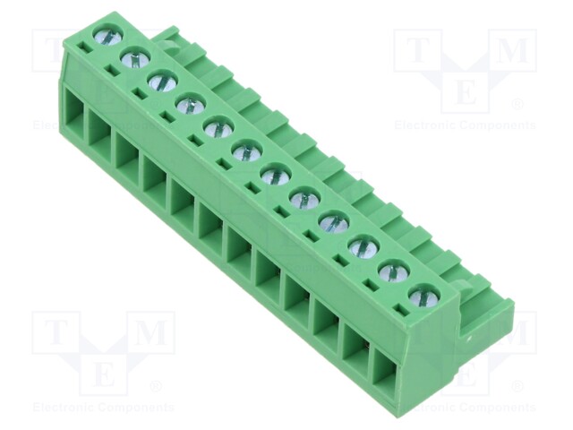 Connector: pluggable terminal block; plug; female; straight; 12A