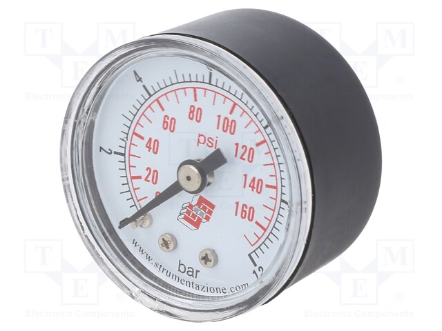 Manometer; 0÷12bar; non-aggressive liquids,inert gases; 40mm