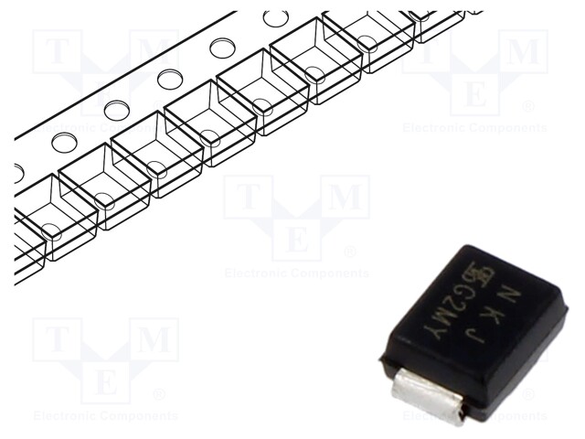 Diode: TVS; 600W; 150V; 3A; bidirectional; ±5%; SMB; reel,tape