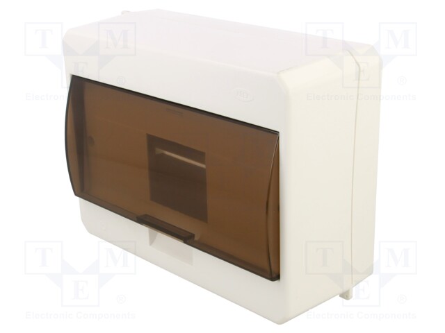 Enclosure: for modular components; IP30; plaster embedded; white