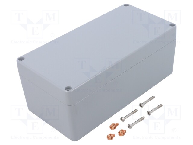 Enclosure: multipurpose; X: 100mm; Y: 200mm; Z: 81mm; S-8100; IP66