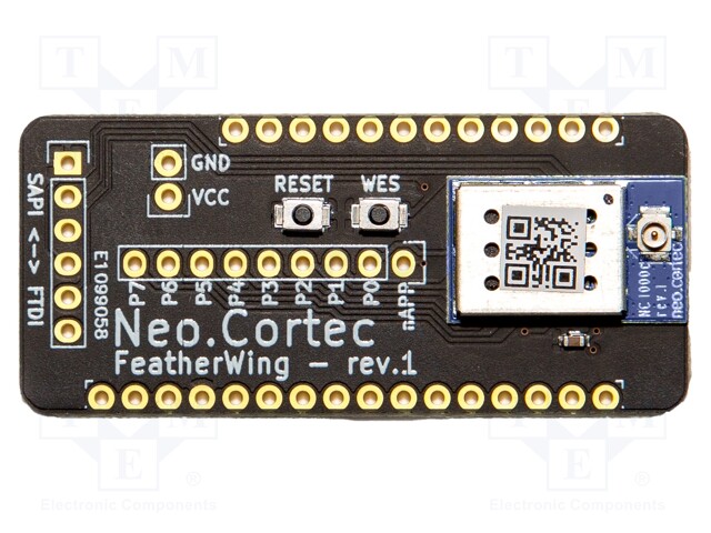 Dev.kit: RF; I2C,SPI,UART; NC1000C-8; solder pads; 51x23mm