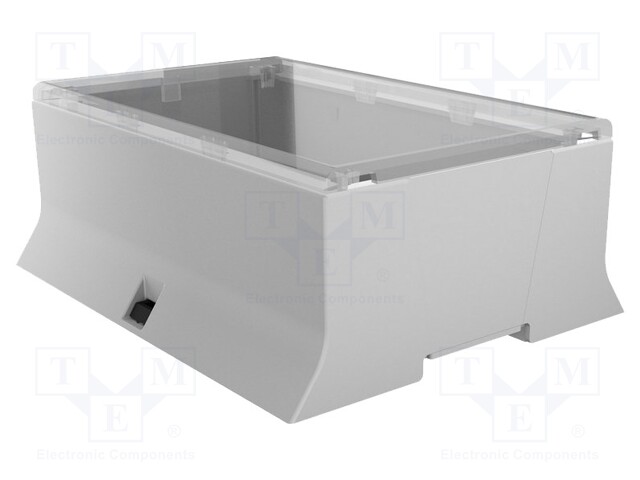 Enclosure: for DIN rail mounting; Y: 110mm; X: 142.3mm; Z: 53.3mm