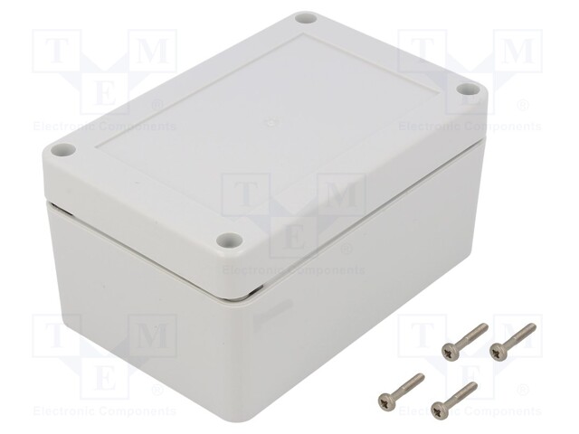 Enclosure: multipurpose; X: 80mm; Y: 120mm; Z: 60mm; ZP; ABS; IK07