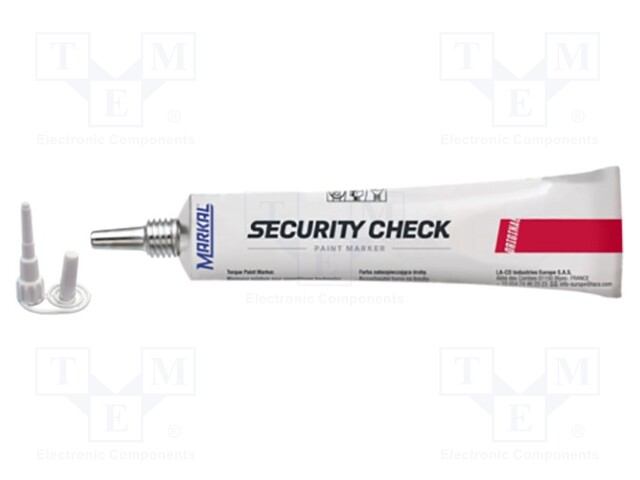 Paint; red; Security Check Paint Marker; 20÷70°C