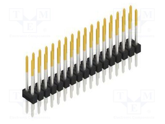 Connector: pin strips; pin header; male; PIN: 34; 2.54mm; THT; 2x17