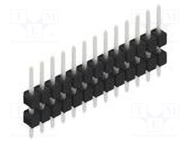 Connector: pin strips; pin header; male; PIN: 13; 2.54mm; THT; 1x13