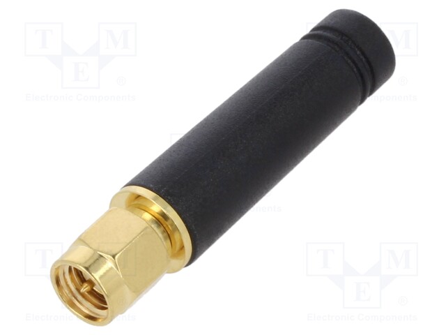 Antenna; Bluetooth,WiFi; 2dBi; twist-on; 2.4GHz; male,SMA; 44mm