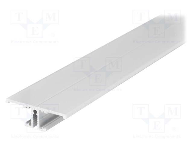 Profiles for LED modules; surface; white; L: 1m; aluminium
