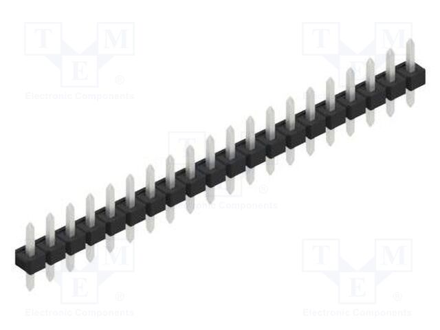 Connector: pin strips; pin header; male; PIN: 20; 2.54mm; THT; 1x20