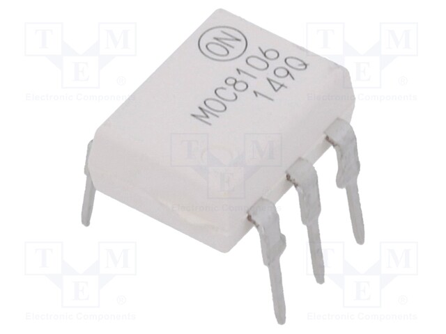 Optocoupler, Transistor Output, 1 Channel, DIP, 6 Pins, 60 mA, 7.5 kV, 50 %