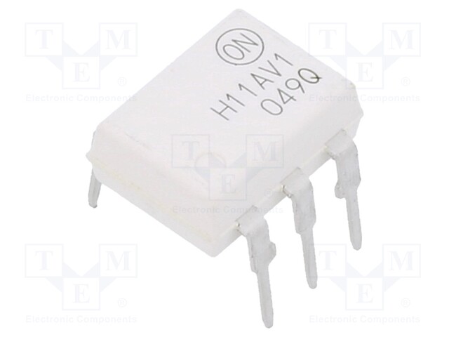 Optocoupler, Transistor Output, 1 Channel, DIP, 6 Pins, 60 mA, 7.5 kV, 100 %