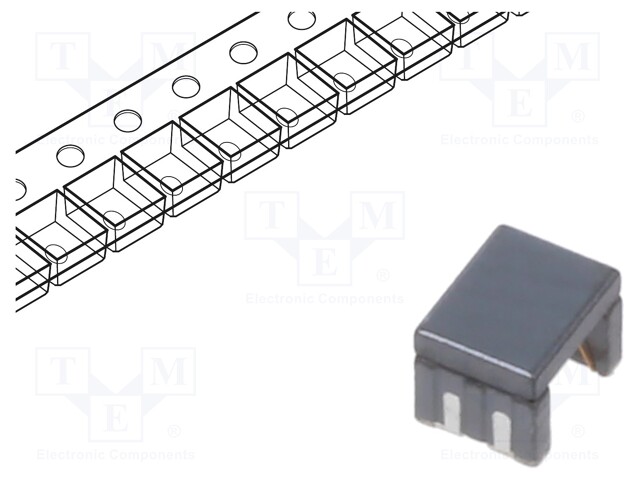 Filter: anti-interference; SMD; 1210; 100mA; 50VDC; -25÷50%; 3.12Ω
