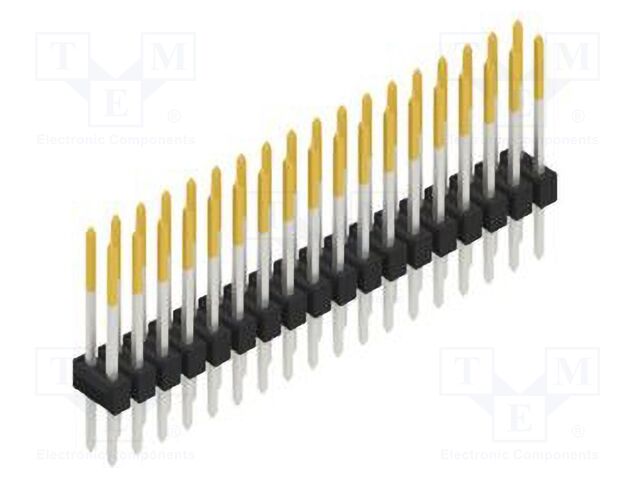 Connector: pin strips; pin header; male; PIN: 36; 2.54mm; THT; 2x18