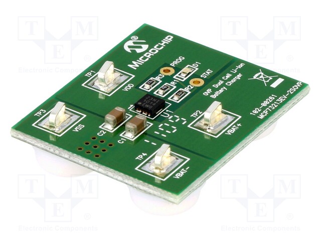 Dev.kit: Microchip; Application: Li-Ion battery charging