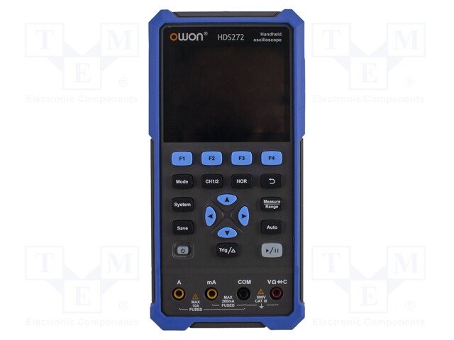 Handheld oscilloscope; 70MHz; LCD 3,5"; Channels: 2; 250Msps; ≤5ns