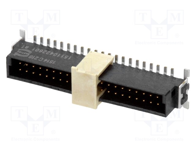 Connector: PCB to PCB; male; PIN: 42; 1.27mm; Series: har-flex; 2.3A