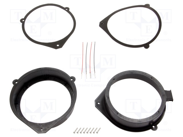 Speaker adapter; 165mm; Audi,Lamborghini,Saab,Seat