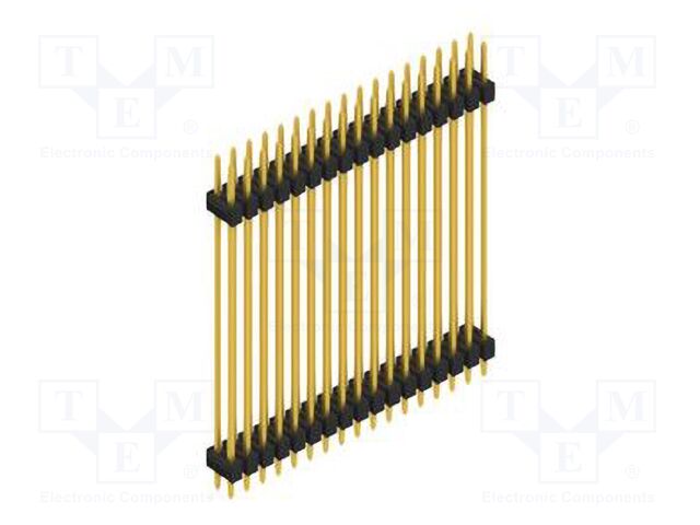 Connector: pin strips; pin header; male; PIN: 34; 2.54mm; THT; 2x17