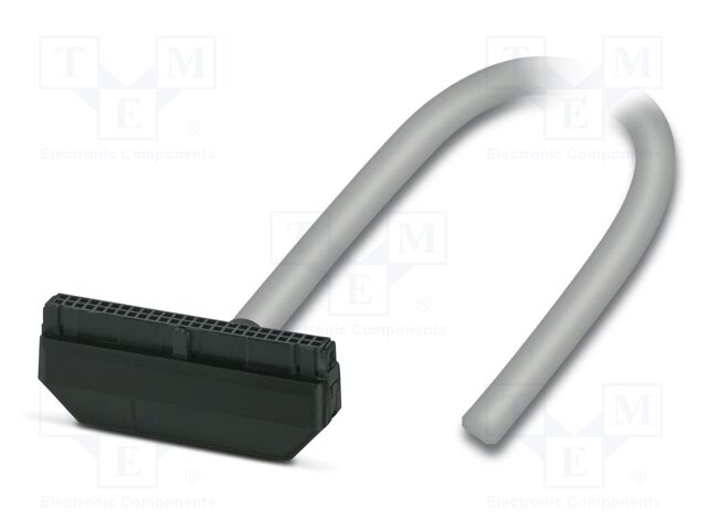 Ribbon cable with IDC connectors; IDC/FLK 50pin,wires; 3m