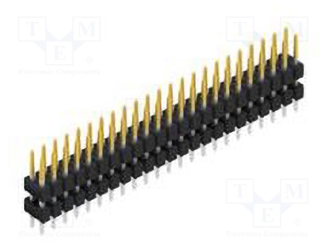 Connector: pin strips; pin header; male; PIN: 46; 2.54mm; THT; 2x23