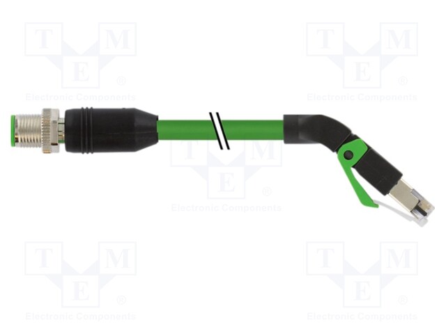 Connection lead; IP20,IP67; 60VDC; 0.5A; 3m; Series: 7000; PIN: 4