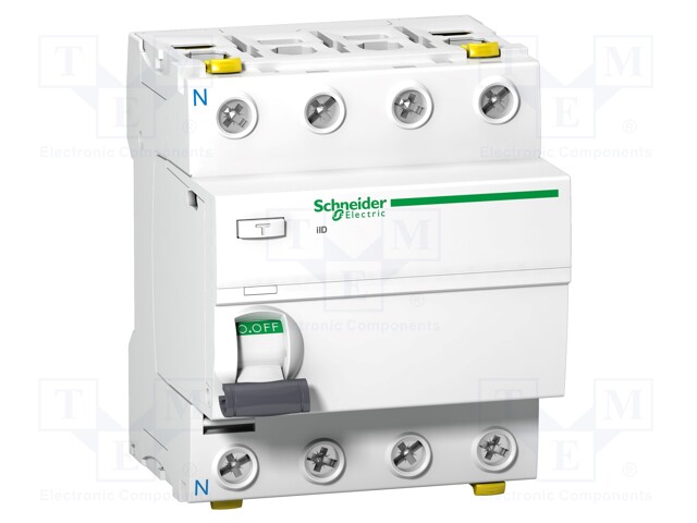RCBO breaker; Inom: 40A; Ires: 100mA; Max surge current: 3kA; DIN