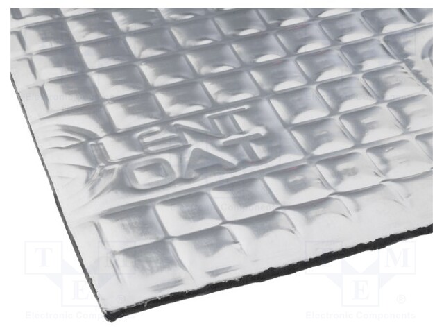 Damping mat; extra; Mat: aluminium foil,butyl rubber