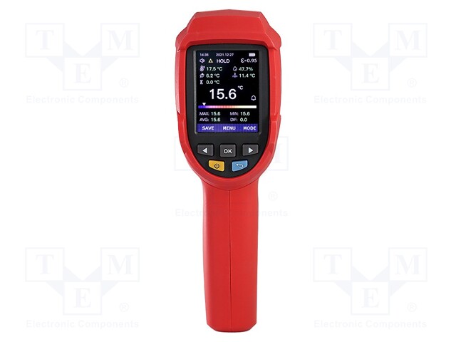 Infrared thermometer; LCD 2,4"; -50÷2200°C; Opt.resol: 55: 1