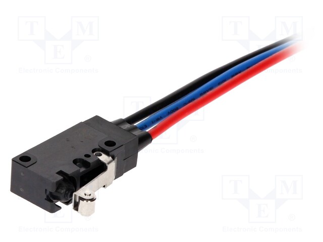 Microswitch SNAP ACTION; with lever (with roller); SPDT; Pos: 2