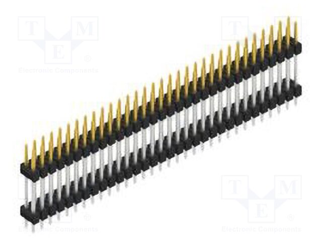 Connector: pin strips; pin header; male; PIN: 64; 2.54mm; THT; 2x32