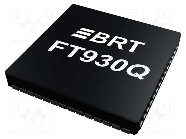 Microcontroller; SRAM: 32kB; Flash: 128kB; QFN68; 16bit timers: 4