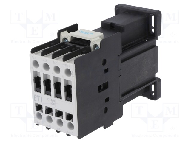 Contactor: 3-pole; NO x3; Auxiliary contacts: NO; 24VDC; 9A; CEM