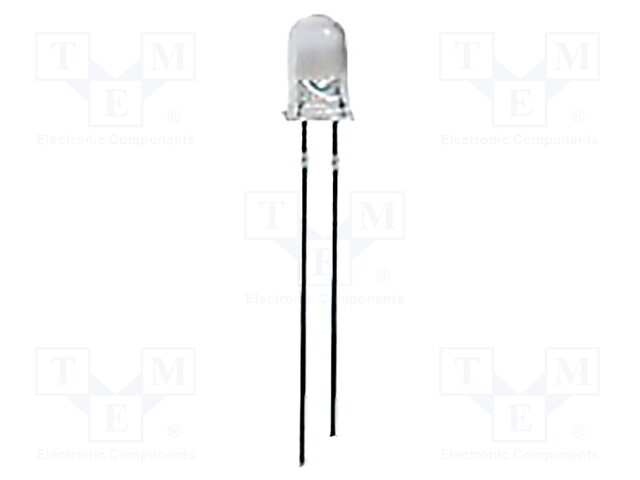 LED; UV; 15°; 10÷20mA; P: 20mW; λd: 387.5÷392.5nm; 3.2÷3.6VDC; THT