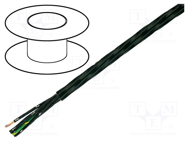 Wire; HELUFLON®-FEP-6Y; stranded; Cu; 3G0,5mm2; FEP; -100÷205°C