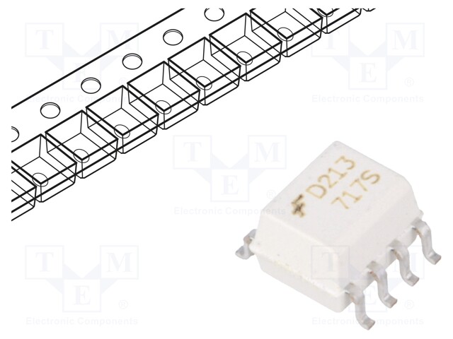 Optocoupler; SMD; Channels: 2; Out: transistor; 2.5kV; SO8