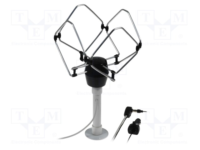 Antenna; DVB-T,FM; Features: omnidirectional,with amplifier