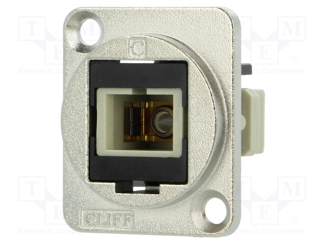 Connector: fiber optic; coupler; multi mode simplex (MM)