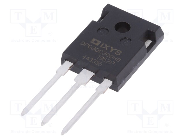 Diode: rectifying; THT; 300V; 2x15A; Package: tube; TO247-3; 35ns