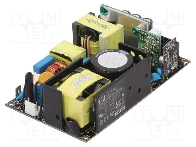 AC/DC Open Frame Power Supply (PSU), ITE & Medical, 1 Output, 250 W, 450W @ 10CFM