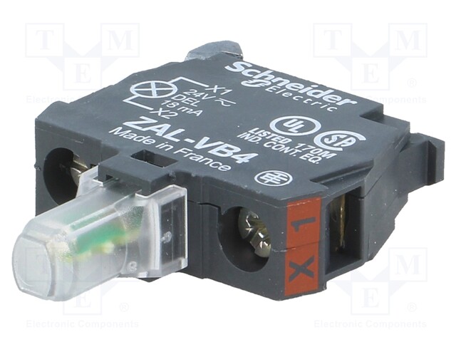 Illuminating unit; 22mm; Harmony XB4; -25÷70°C; Illumin: LED