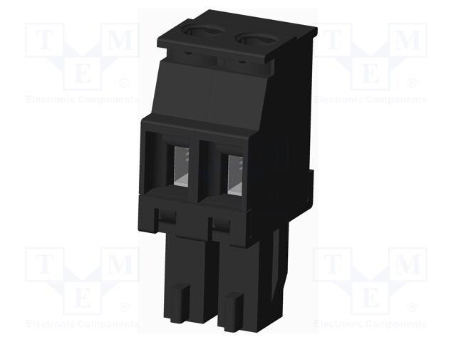 Connector: pluggable terminal block; plug; female; angled 90°