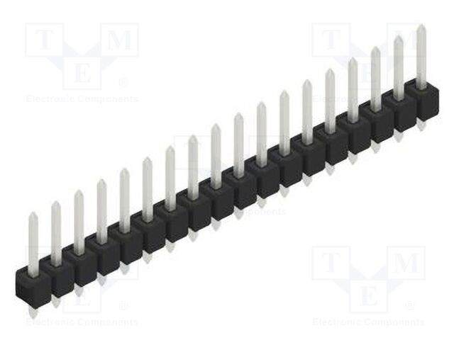 Connector: pin strips; pin header; male; PIN: 18; 2.54mm; THT; 1x18