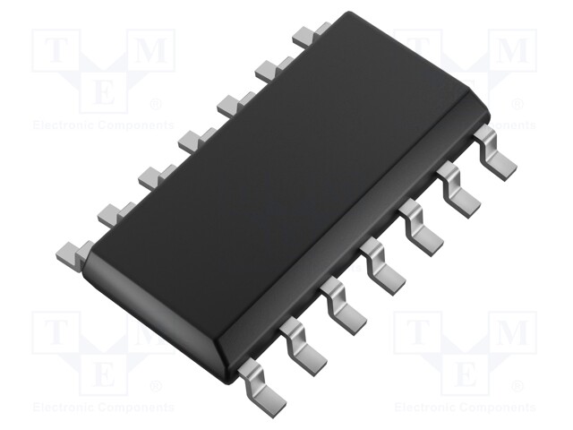 IC: digital; hex,inverter; NOT; Ch: 6; IN: 1; CMOS; SMD; SOIC14; tube